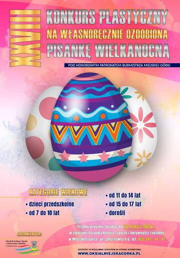 Pokaż swój talent – ozdób pisankę! 