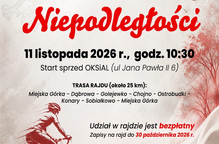 Wsiadaj na rower i świętuj Niepodległość razem z nami!